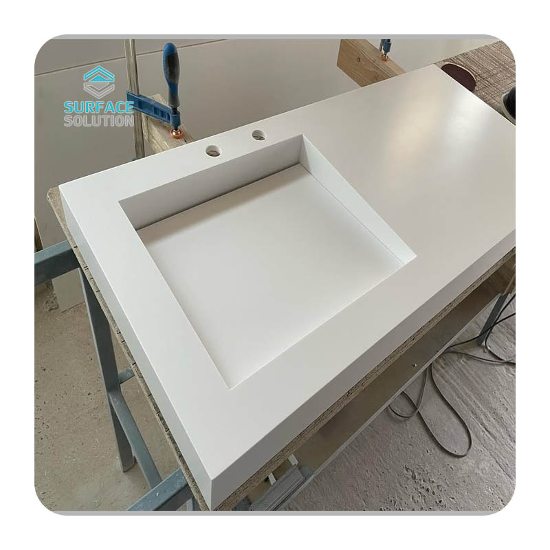 Hot Sale High Quality Custom Modern Bathroom Sink Stone Sink Bathroom Vanity Top Hot Sale High Quality Custom Modern Bathroom Sink Stone Sink Bathroom Vanity Top