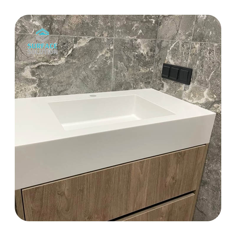 Factory Wholesale Composite Acrylic Solid Surface 600mm Bathroom Sink Hand Basin Sinks Factory Wholesale Composite Acrylic Solid Surface 600mm Bathroom Sink Hand Basin Sinks