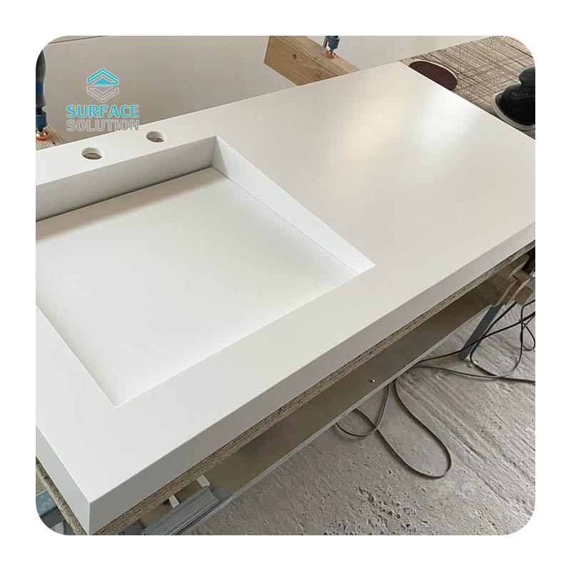 High Quality Composite And 100% Pure Acrylic Solid Surface Bathroom Stone Sink High Quality Composite And 100% Pure Acrylic Solid Surface Bathroom Stone Sink