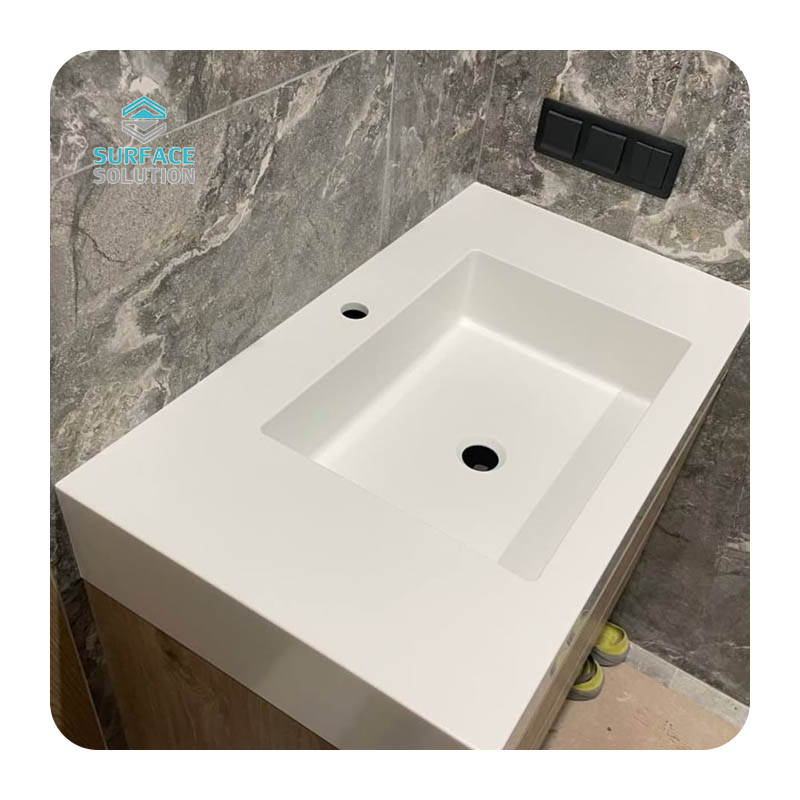 Factory Wholesale Composite Acrylic Solid Surface 600mm Bathroom Sink Hand Basin Sinks Factory Wholesale Composite Acrylic Solid Surface 600mm Bathroom Sink Hand Basin Sinks