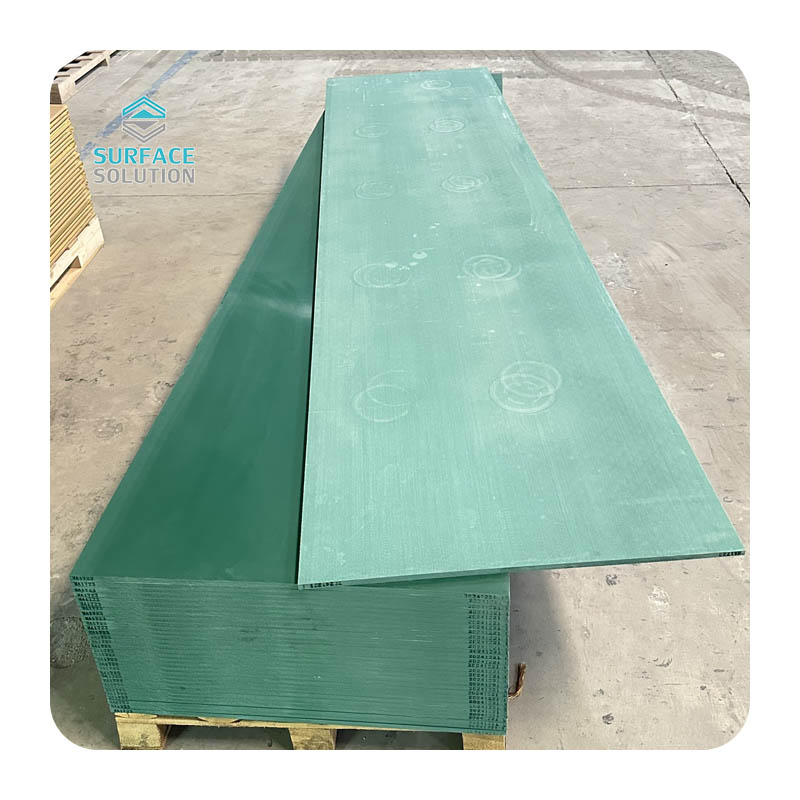 Brand Surface Solution Artificial Stone 6-30mm Slab Green Kitchen Countertop Brand Surface Solution Artificial Stone 6-30mm Slab Green Kitchen Countertop