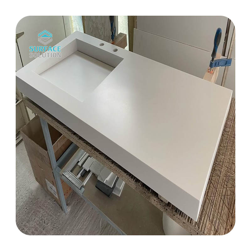 Hot Sale High Quality Custom Modern Bathroom Sink Stone Sink Bathroom Vanity Top Hot Sale High Quality Custom Modern Bathroom Sink Stone Sink Bathroom Vanity Top