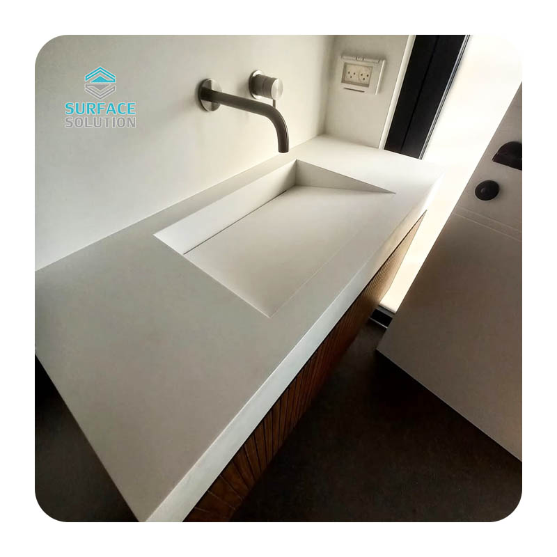 Factory Wholesale Composite Acrylic Solid Surface 600mm Bathroom Sink Hand Basin Sinks Factory Wholesale Composite Acrylic Solid Surface 600mm Bathroom Sink Hand Basin Sinks