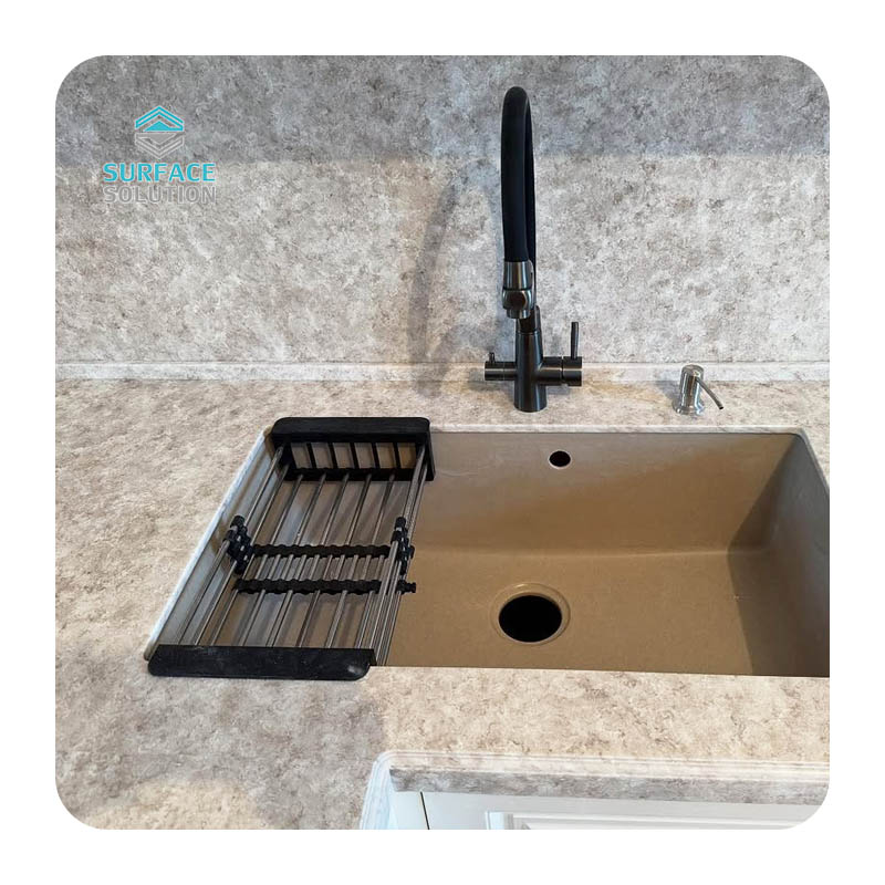 Manufacturer Artificial Stone 6-30mm OEM Kitchen Bench Top Acrylic Solid Surface Manufacturer Artificial Stone 6-30mm OEM Kitchen Bench Top Acrylic Solid Surface