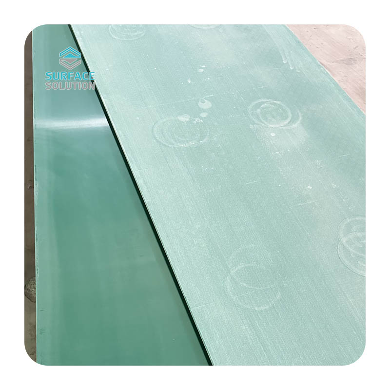 Brand Surface Solution Artificial Stone 6-30mm Slab Green Kitchen Countertop Brand Surface Solution Artificial Stone 6-30mm Slab Green Kitchen Countertop