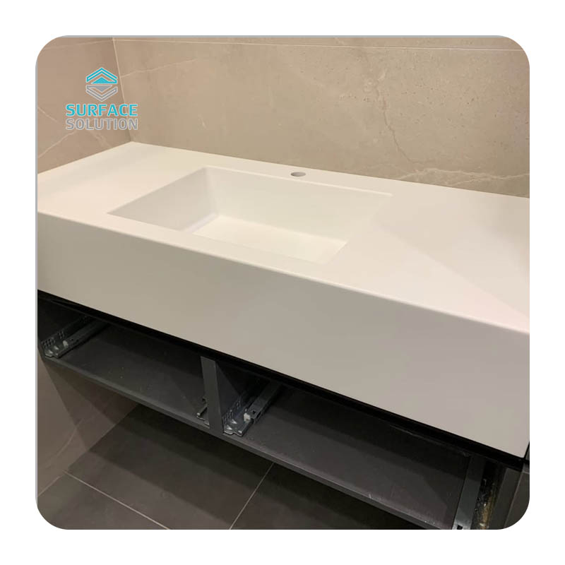China Supplier Customized Size Composite And 100% Pure Acrylic Solid Surface Washing Sink Bathroom Sinks China Supplier Customized Size Composite And 100% Pure Acrylic Solid Surface Washing Sink Bathroom Sinks