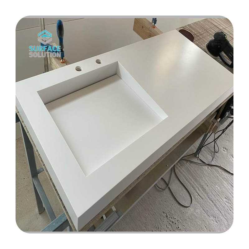 Hot Sale High Quality Custom Modern Bathroom Sink Stone Sink Bathroom Vanity Top Hot Sale High Quality Custom Modern Bathroom Sink Stone Sink Bathroom Vanity Top