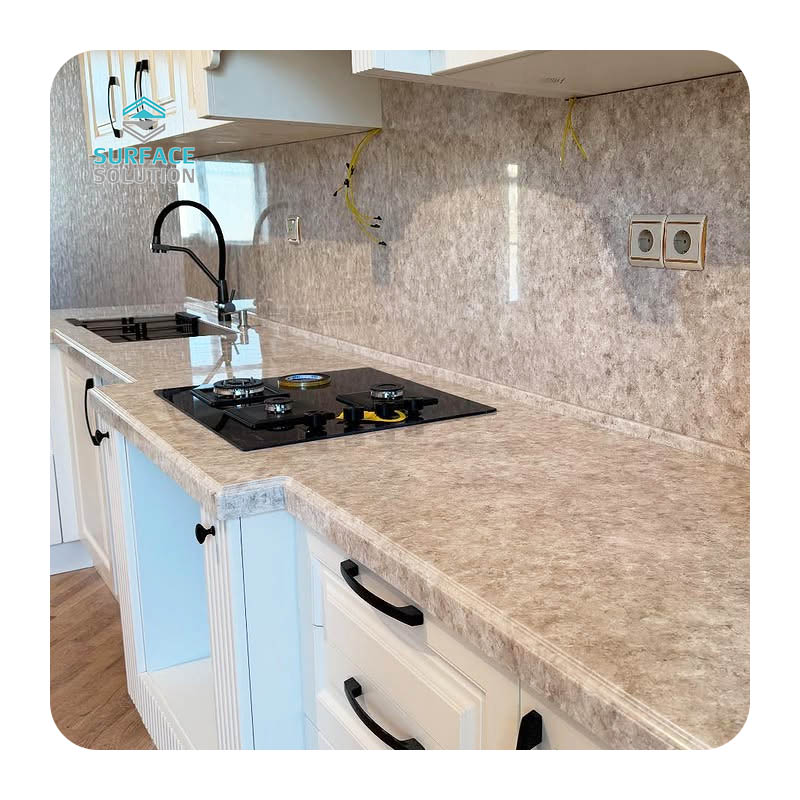 Fashion Sample Free Kitchen Cabinet Countertop Marble Acrylic Solid Surface Panel  Fashion Sample Free Kitchen Cabinet Countertop Marble Acrylic Solid Surface Panel