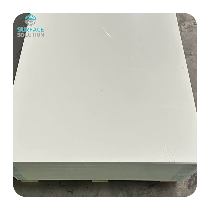 China High Quality Artificial Stone 12mm 20mm 30mm Pure And Modified Acrylic Solid Surface Sheet Sparkling White Countertops
