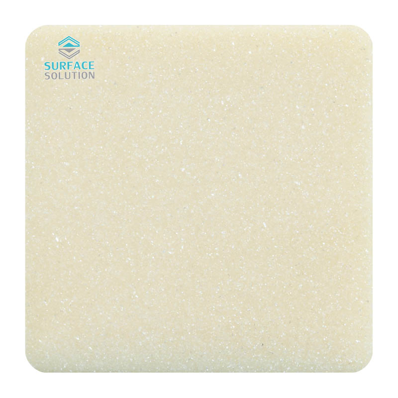 Metallic Beach- Surface Solution Brand Acrylic Solid Surface Slabs -Kitchen Counter Top