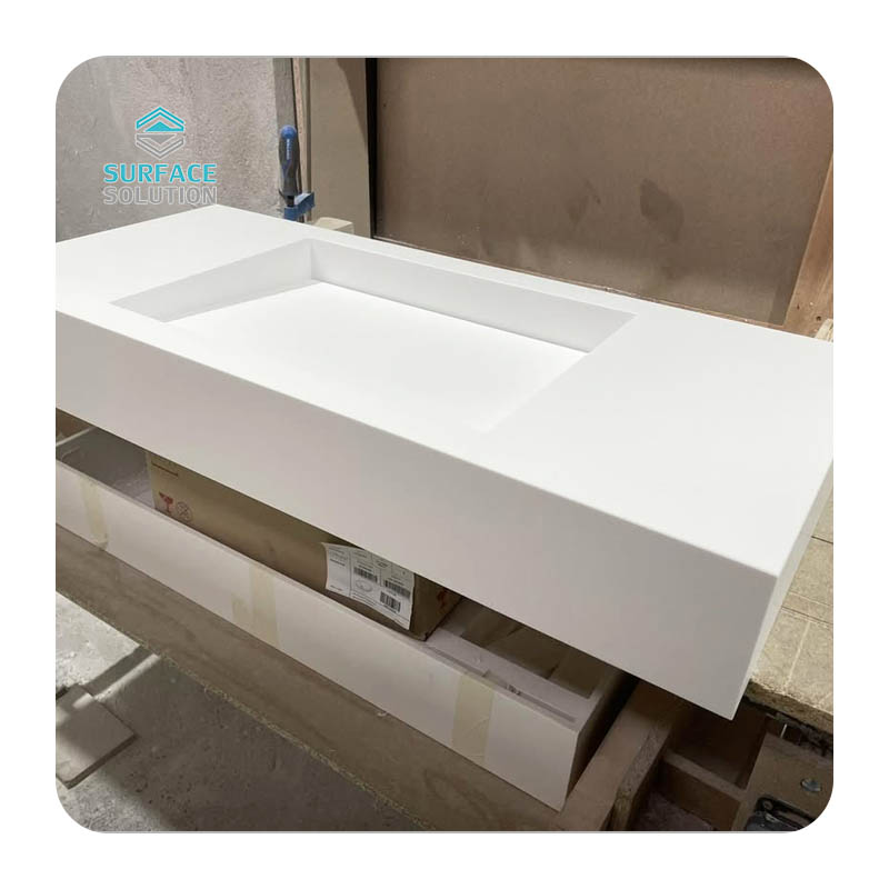 Manufacturer 100% Pure Acrylic Solid surface Bathroom Sink