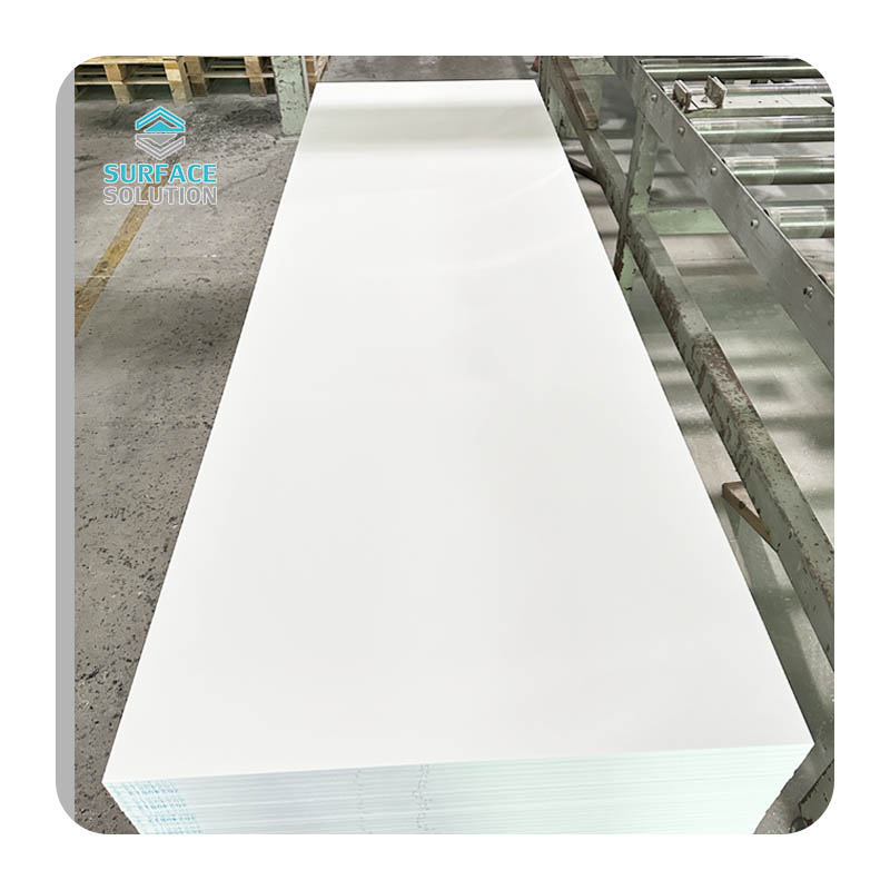Best Price of 100% Pure and Composite Pure White Acrylic Solid Surface Kitchen Countertop