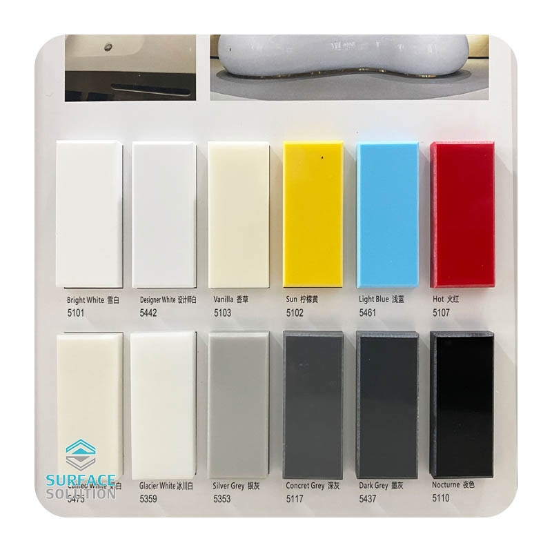 with Good Price Artificial Stone 12MM PMMA Acrylic Solid Surface for Kitchen Work top /Kitchen Countertop