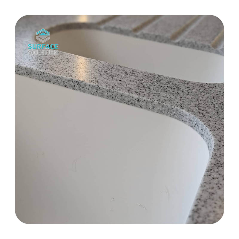 Factory Direct Sale Pure Modified Acrylic Solid Surface Kitchen Benchtop Kitchen Countertop