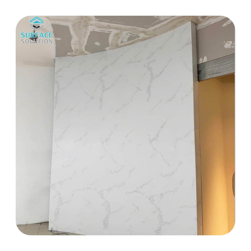 Modern Bathroom Waterproof Acrylic solid surface Stone Shower Walls