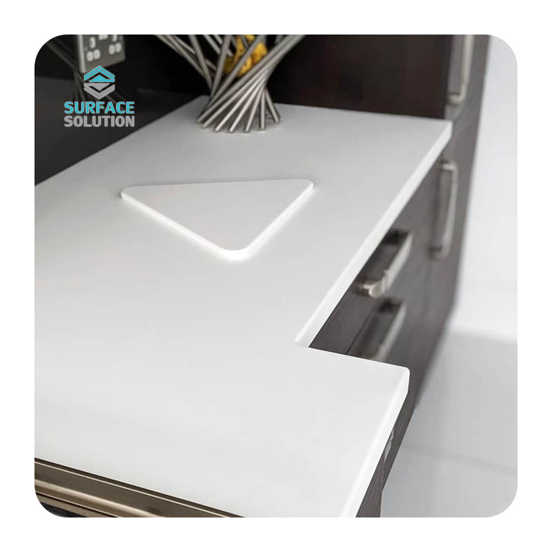 2440X760X12MM Artificial Stone Acrylic Solid Surface for Table Island Kitchen Countertops