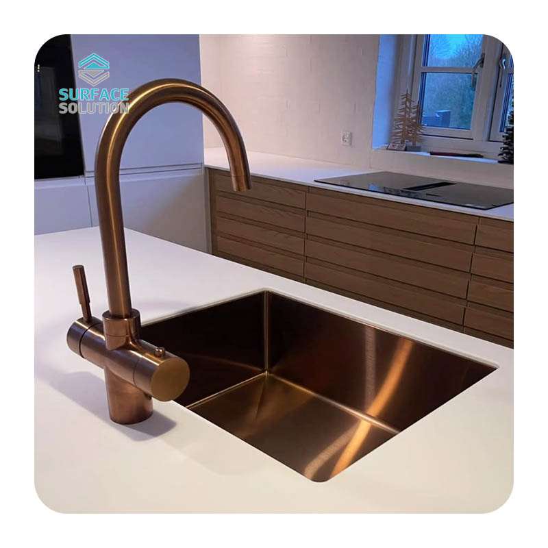 Unique Design Interior Acrylic Solid Surface Sheets Stone Countertops Kitchen Table Tops