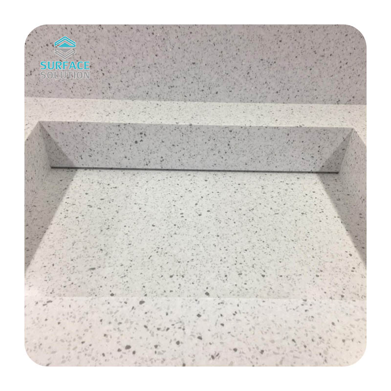 New Product Artificial Stone Slab Pure Solid Surface Bathroom Sink