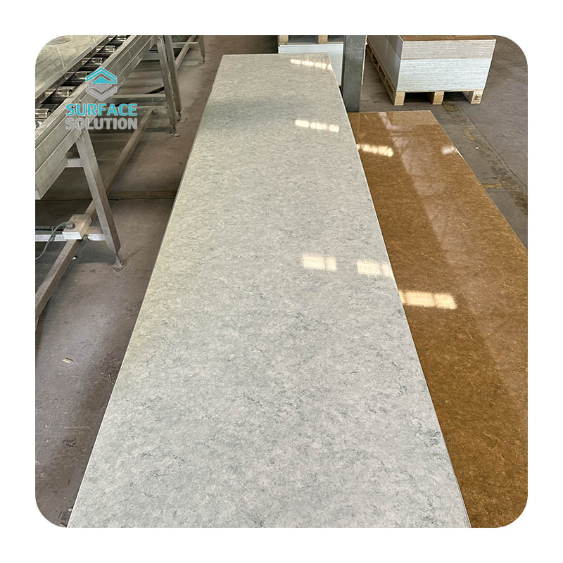 Brand Surface Solution Customized Professional Modified 12MM Thick Countertops Acrylic Solid Surface