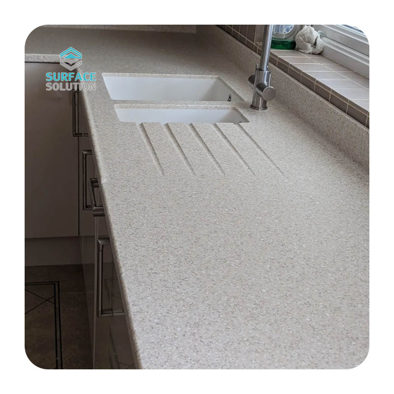 for Promotion Modified and Pure Modified Acrylic Solid Surface Kitchen Worktop Kitchen Countertop