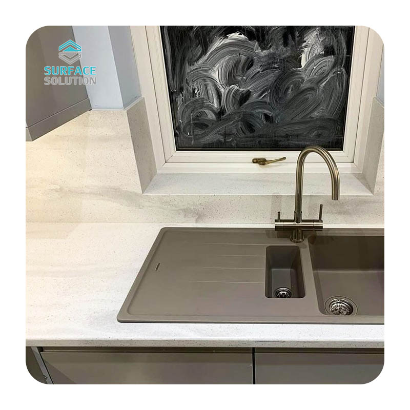 High Quality Small Island Table Kitchen Countertop 3050x760x12mm Solid Surface Acrylic
