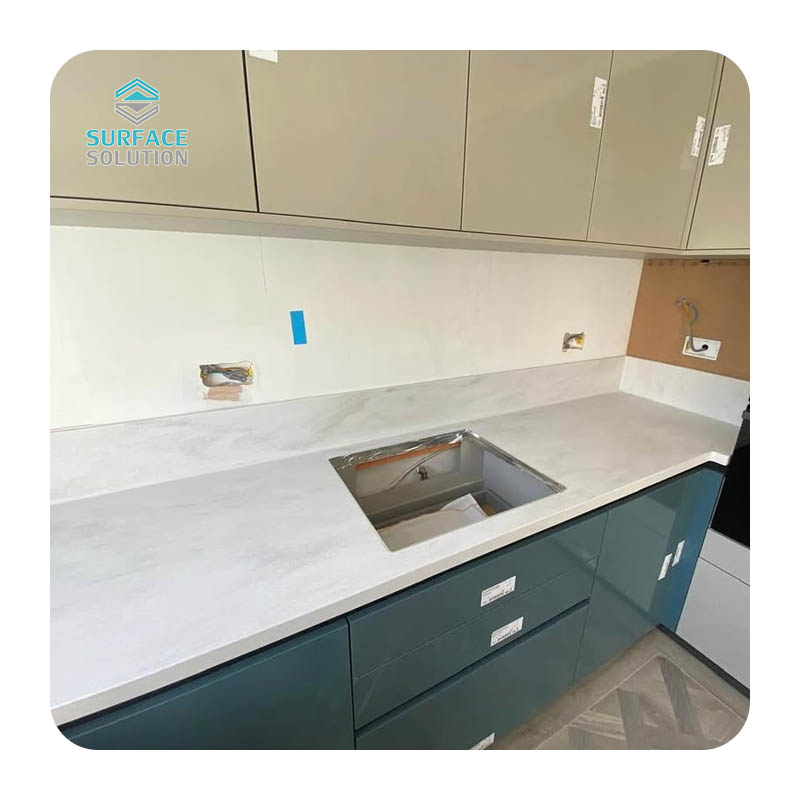 High Quality Small Island Table Kitchen Countertop 3050x760x12mm Solid Surface Acrylic