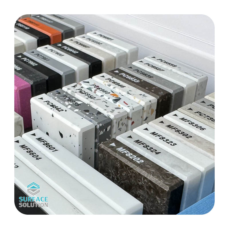 New Product 12MM 20MM 30MM 100% Pure Acrylic Solid Surface Kitchen Island Kitchen Countertop