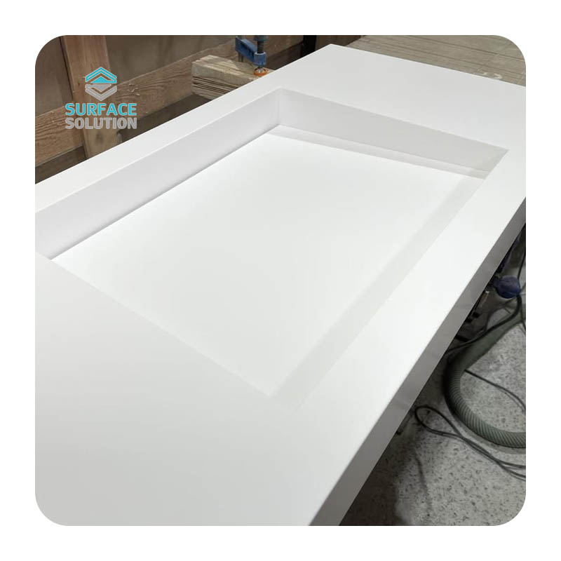 Manufacturer 100% Pure Acrylic Solid surface Bathroom Sink