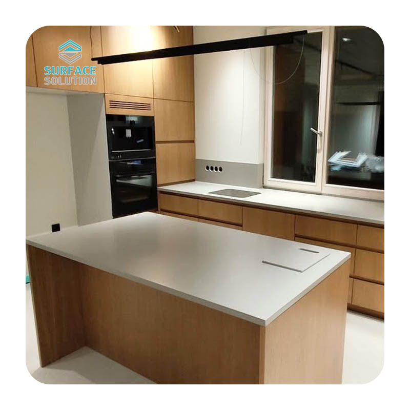 Commercial And Home Solid Surface Kitchen Table Cooking Table for Restaurant Kitchen House Kitchen Counter Top 