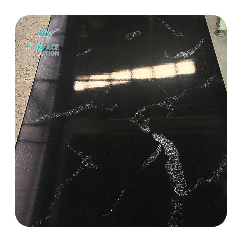 China Supplier Modified 3660x760x12mm Veining Kitchen Worktop Wall Cladding Acrylic Solid Surface Sheet
