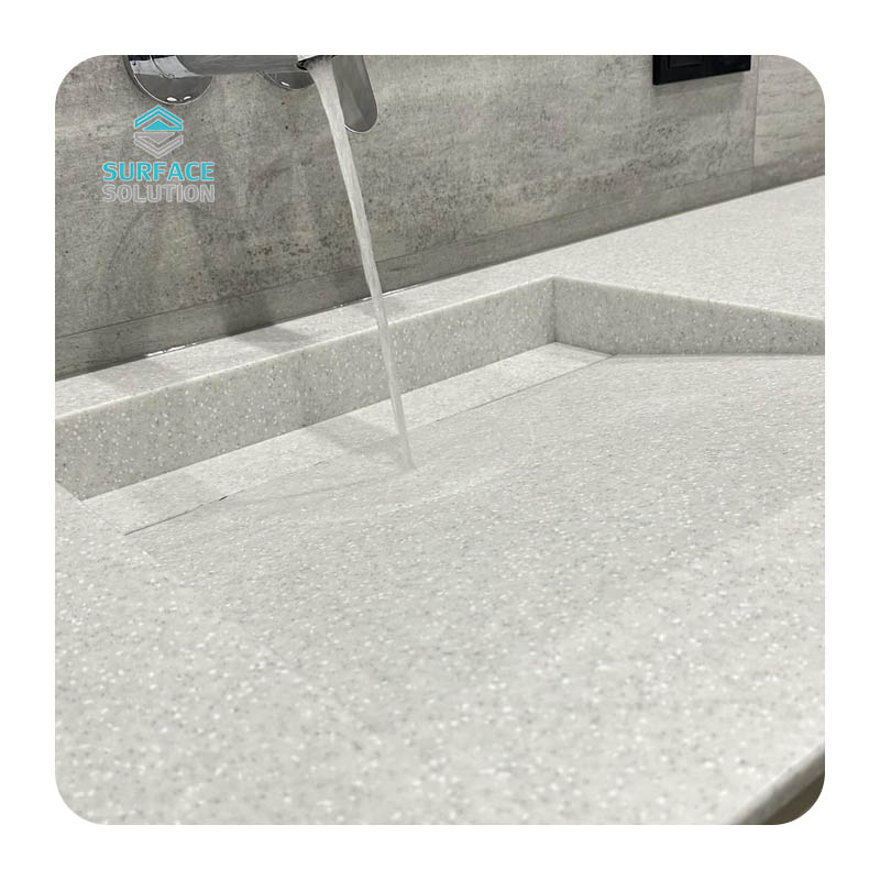 Factory Customized 100% Pure Acrylic Solid Surface Anti-dirt shampoo Bathroom Sinks
