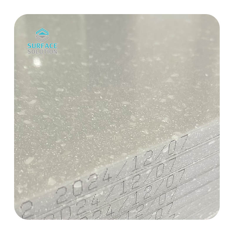with High Performance Pure Acrylic Solid Surface Sheets Particle Board 12mm for Table Countertop