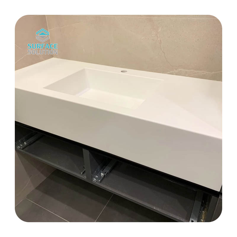 China Wholesale Cabinet Wall-hung Bathroom Sink Wash Basin White 