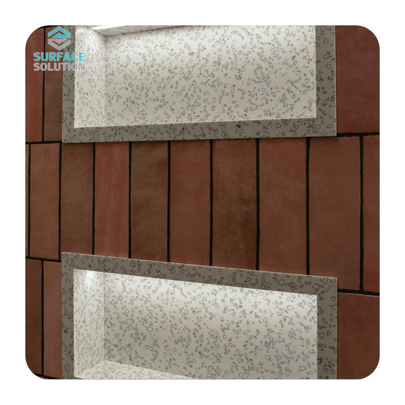 Guangdong Custom Acrylic Solid Surface Niche for Bathroom Wall
