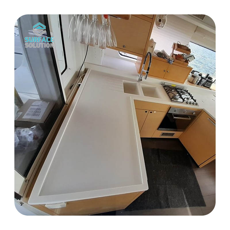 Wholesale Professional Artificial Stone Acrylic Solid Surface Sheet for Work Kitchen Table 