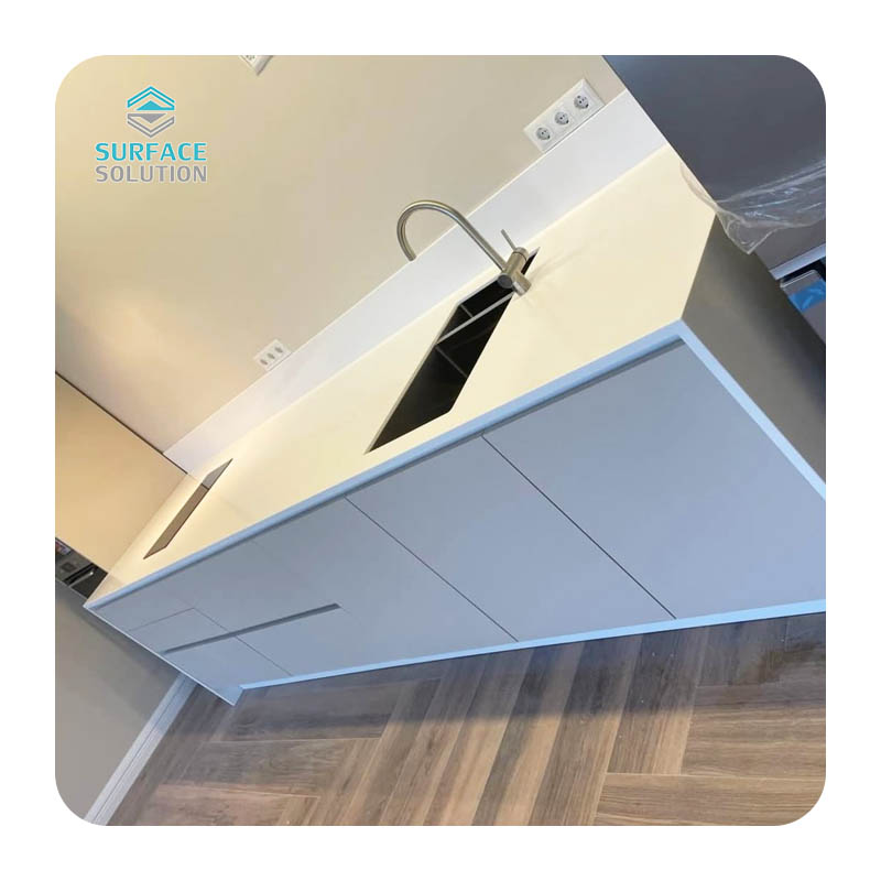Unique Design Interior Acrylic Solid Surface Sheets Stone Countertops Kitchen Table Tops