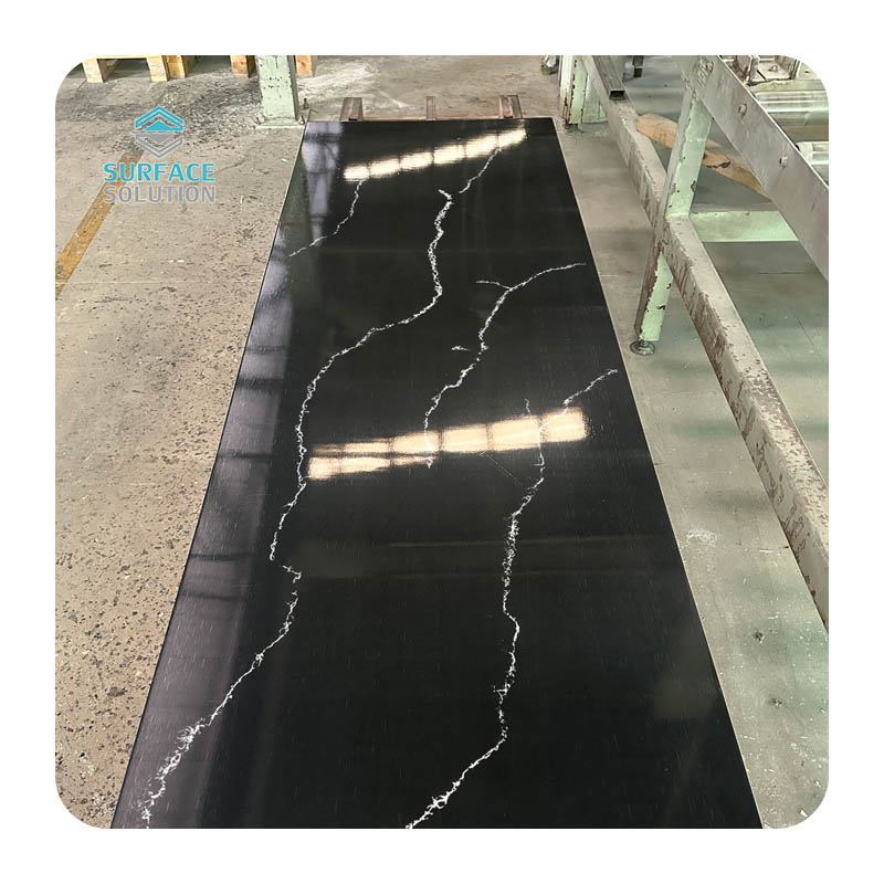 Factory Wholesale Customized Solid Surface 3050*760*12mm Composite Dining Table Acrylic Solid Surface Slabs