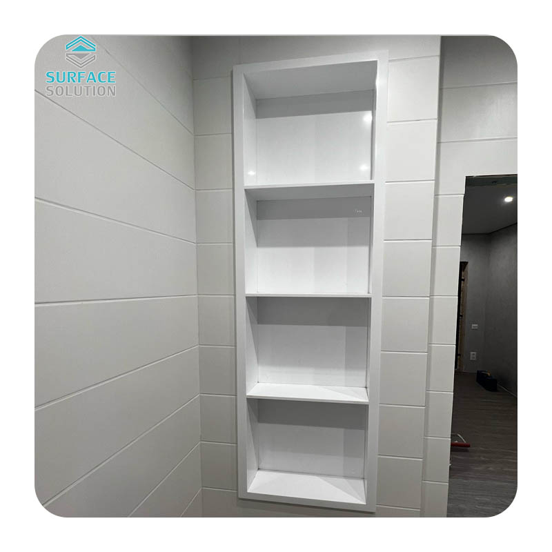 Guangdong Custom Acrylic Solid Surface Niche for Bathroom Wall