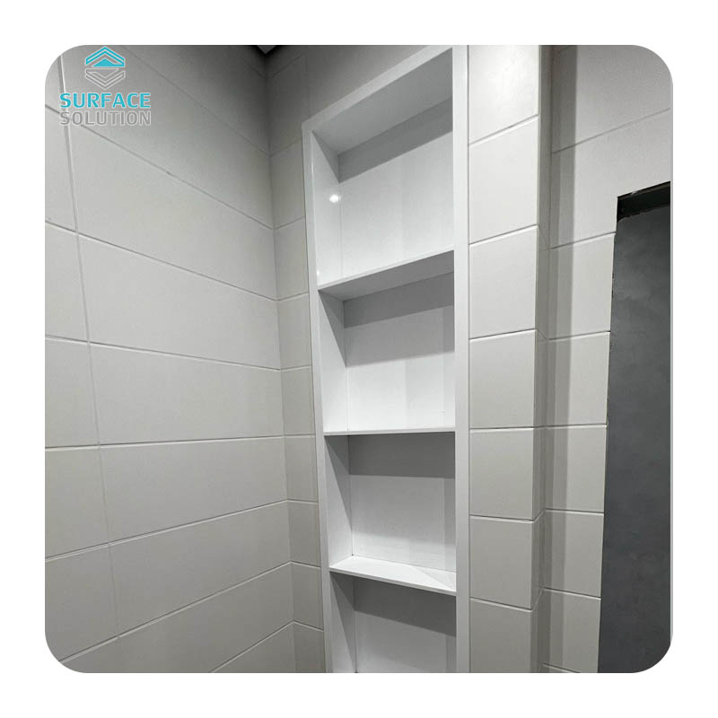 Guangdong Custom Acrylic Solid Surface Niche for Bathroom Wall