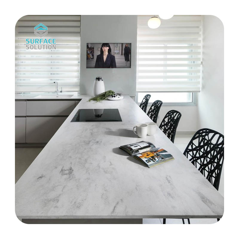 Fashion Sample Free Kitchen Cabinet Countertop Marble Acrylic Solid Surface Panel 