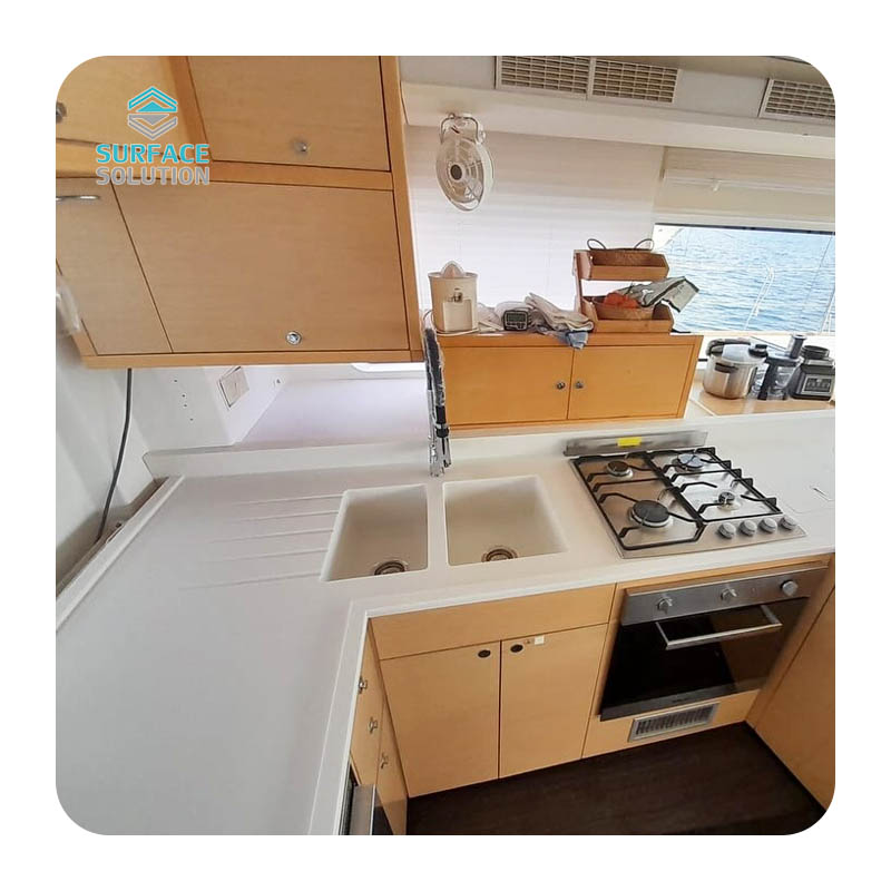Best Building Material Commercial And Home Interior Decorate Acrylic Solid Surface Countertop 