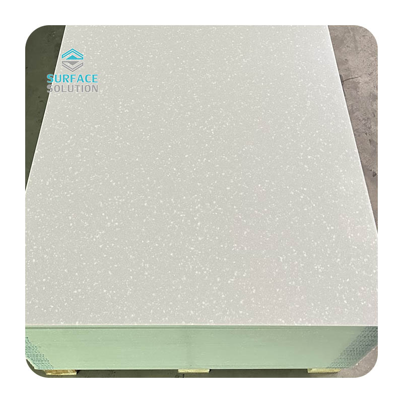 with High Performance Pure Acrylic Solid Surface Sheets Particle Board 12mm for Table Countertop