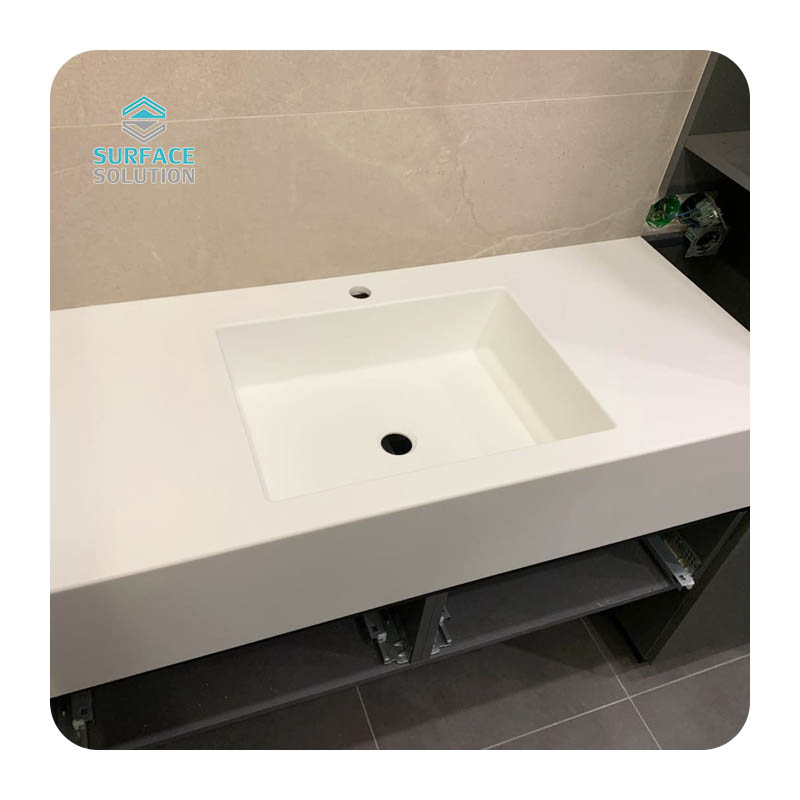 China Wholesale Cabinet Wall-hung Bathroom Sink Wash Basin White 