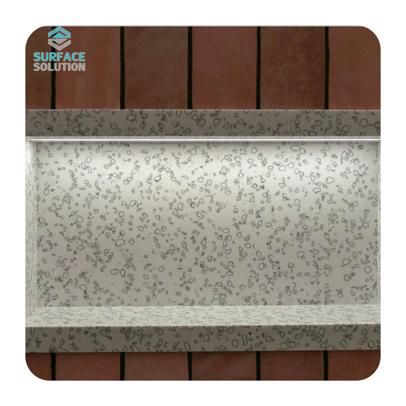 Guangdong Custom Acrylic Solid Surface Niche for Bathroom Wall