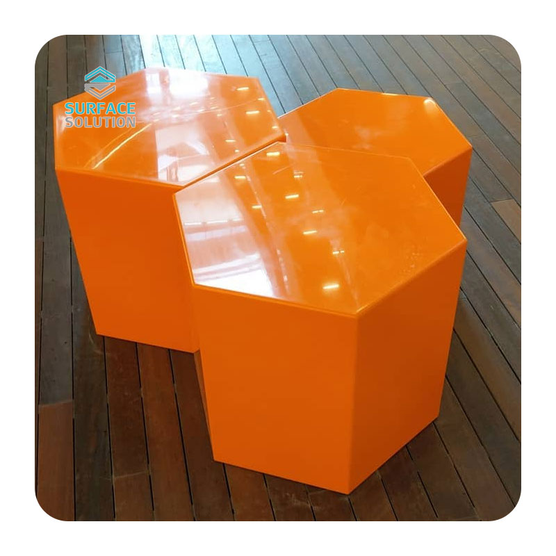 solid surface bathroom stool