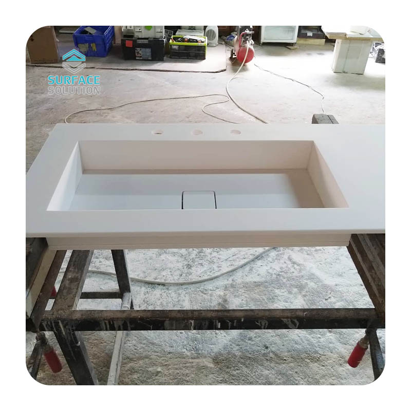 white sink