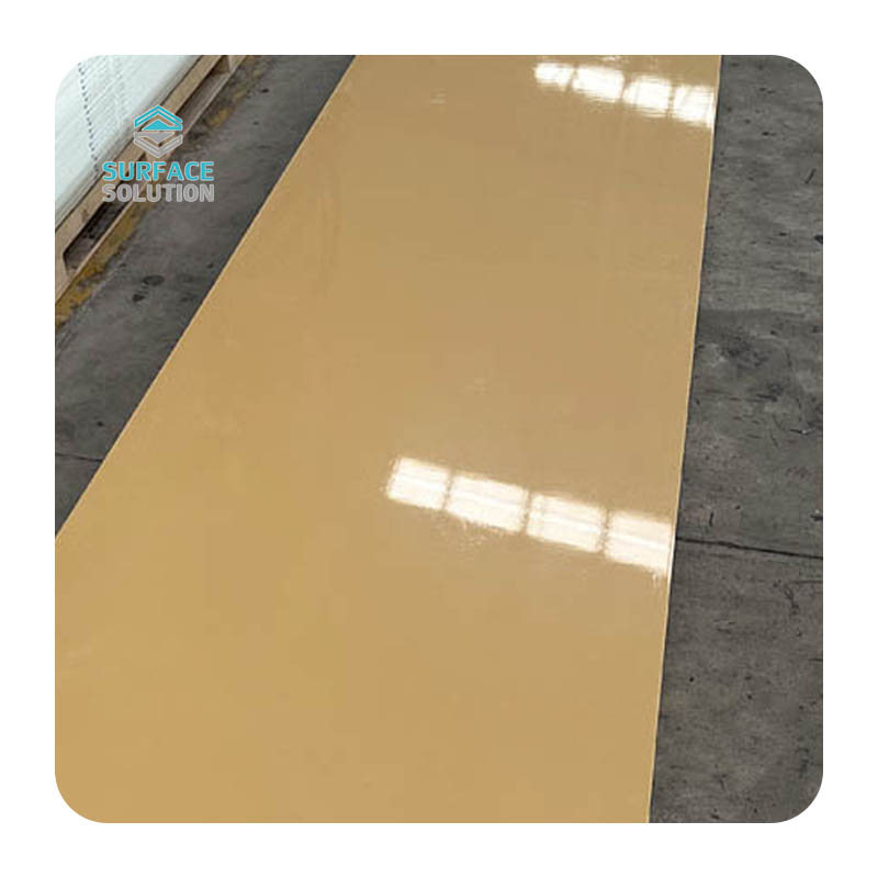 Customized Professional Composite and Pure Acrylic Solid Surface Sheet Solid Color Countertops for Kitchen